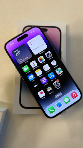 Apple iPhone 14 Pro 256 Gb  Roxo-profundo Zerado Na Caixa