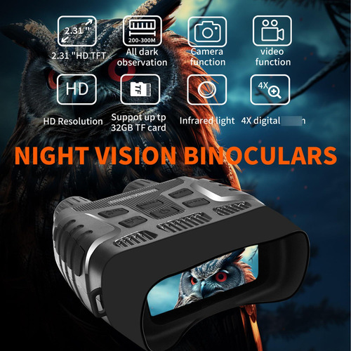 Prismáticos Digitales Infrarrojos Visión Nocturna Equipo Cam