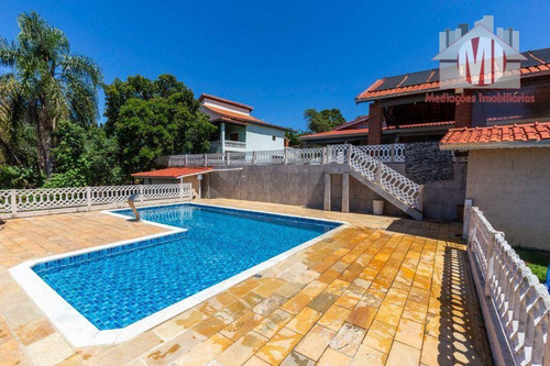 Imagem 11 de 28 de Ótima Chácara Com 2 Dormitórios, Piscina, Pomar, Salão De Jogos, Bem Localizada, À Venda, 1500 M² Por R$ 450.000 - Zona Rural - Pinhalzinho/sp - Ch1032