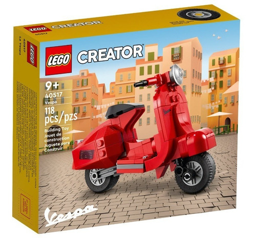 Lego Creator Expert Vespa Roja - 40517 - 118 Pz