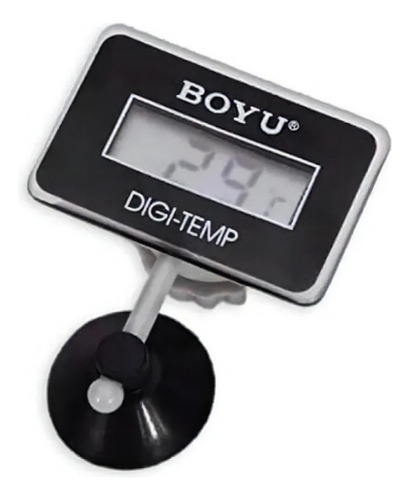 Termómetro Digital Sumergible Para Acuario Boyu Bt-10 Color Negro