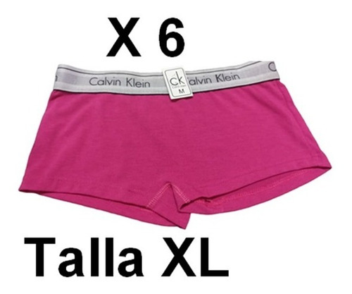 Cacheteros Calvin Klein Para Damas Talla Xl Por 6 Unidades