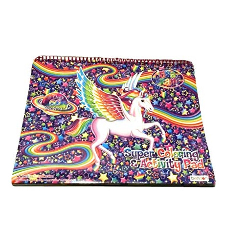 Lisa Frank Súper Actividades Y Para Colorear Pad Con Diverti