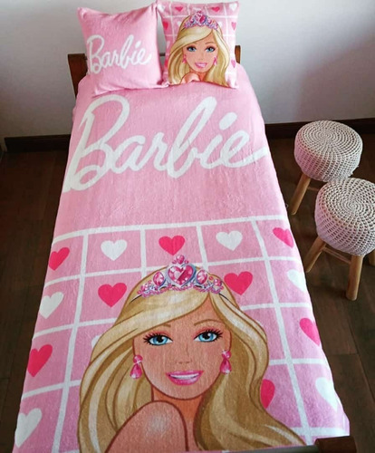 Manta Polar Soft Barbie  ( No Incluye Funda)