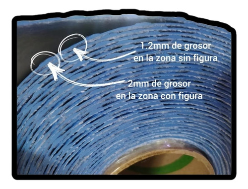 10 M Piso Negro Premium Espiga Opex 2mm Espesor X 2.1m