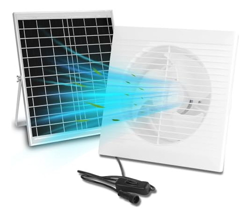 Svarog Ventilador De Ático Solar Con Panel Solar De 20w