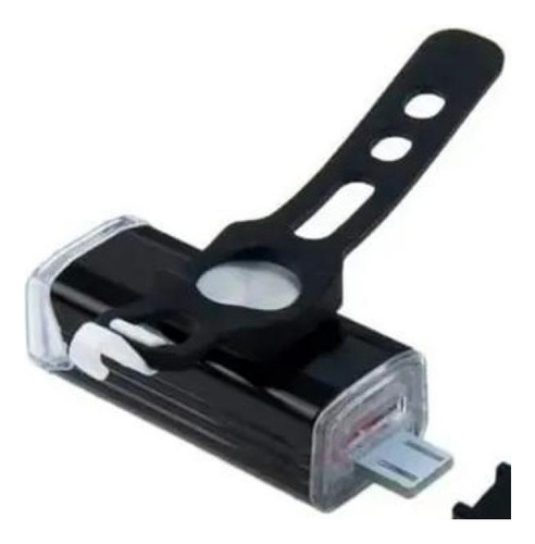 Farol Bike Tsw 180 Lumens Sinalizador Lanterna Led Preto