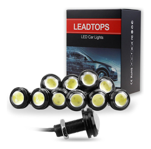 Leadtops 10 Luces Led De 0.709 In Y 12 V Eagle Eye Para Coch