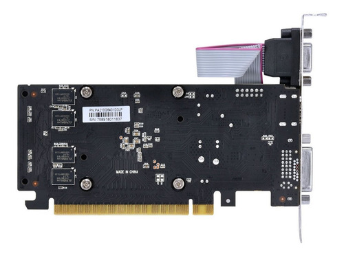 Imagem 6 de 7 de Placa De Vídeo Nvidia Pcyes Gt210 1gb 64bits Hdmi Dvi Vga