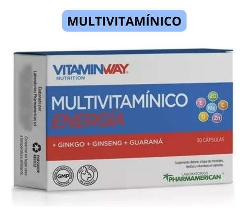 Vitamin Way Multivitamínico Y Multimineral Bienestar General Sabor No