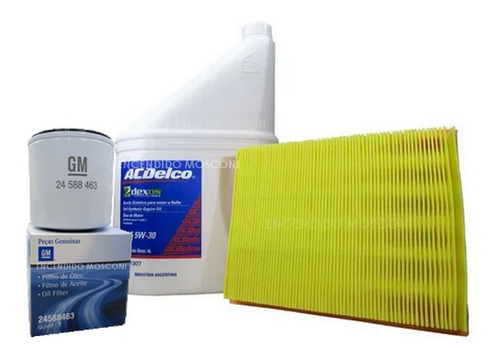 Kit Filtros Aceite Aire Y Aceite Chevrolet Acdelco 5w30