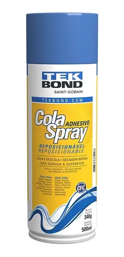 comprar Adesivo Cola Spray Tek Bond Reposicionavel Sublimação