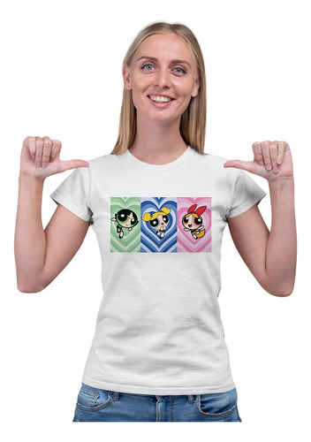 Playera Cuello Redondo Las Chicas Super Poderosas