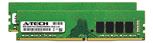 A-tech 16 Gb (2 X 8 Gb) Ddr4 2400 Mhz Dimm Pc4-19200 Udimm N