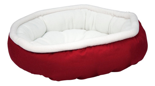 Cama Redonda Perro Mediano Lucky Rojo Fancy Pets