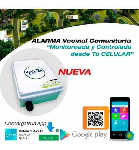 Alarma Vecinal V410 Gsm Sms Monitoreable 3g Casa Control