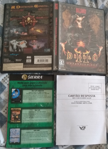 Jogo Pc Cd Rom Diablo 2 Expansion Set Lord Of Destruction