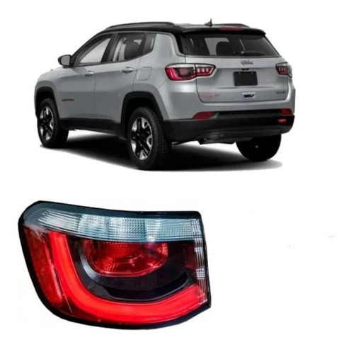 Faro Trasero Exterior Jeep Compass 2017 2018 2019 Led Izq