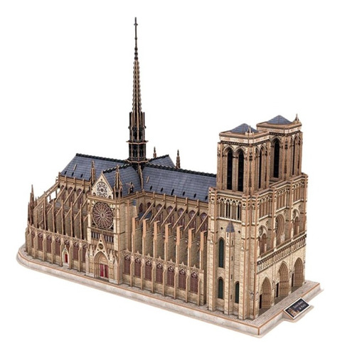 Imagen 4 de 7 de Puzzle 3d | Edición De Lujo | Catedral De Notre Dame | Diy