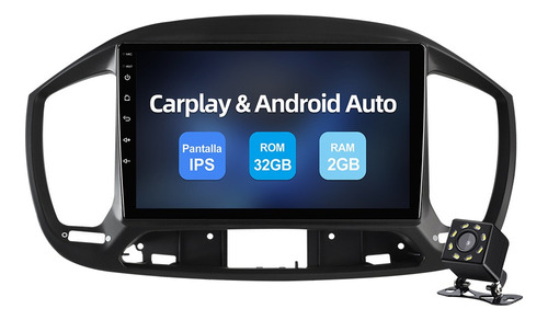 Estéreo Carplay Cámara Para Fiat Uno 2015-2020 Gps Wifi Bt