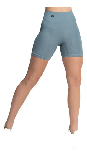 Calza Mujer Deportiva Classic Short Teal Touche Sport