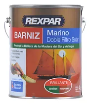 Comprar Rexpar Barniz Marino Doble Filtro Solar Brilante X 4lts Acabado Brillante Color Transparente