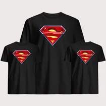 Comprar Kit C\u002F3 Camisetas Tal Pai Tal Filhos Super Pai Herói Filho
