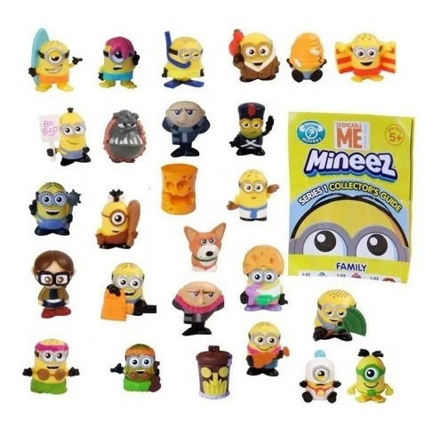 Minions Mineez Blister Con 3 Figuras Coleccionables Original