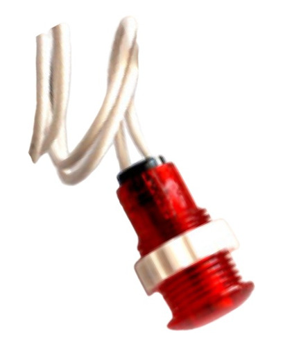 Ojo De Buey Neón Rojo Rasante 220v - Con Cable - Alcides