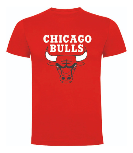 Polera Chicago Bulls Basketball Deporte Usa  Natural King