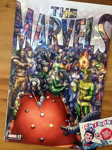 Comic - The Marvels #2 Alan Quah Variant Spider-man Avengers