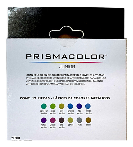 Colores Prismacolor Junior Combo Intensos+pastel+metalicos
