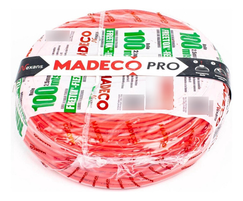 Cable Libre De Halógenos (h07z1k) 2,5mm2 100 M Rojo