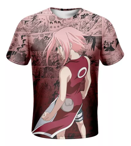 cosplay sakura haruno infantil anime naruto clássico fantasia original