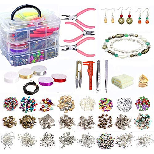 Kit De   Hacer Joyería Mujeres,   Hacer Joyas, Encanto...