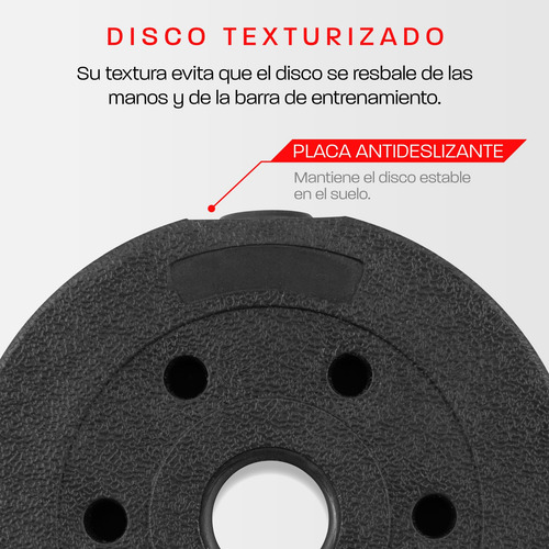 Set De Pesas Y Mancuernas Ajustables 5 En 1 Para Ejercicio