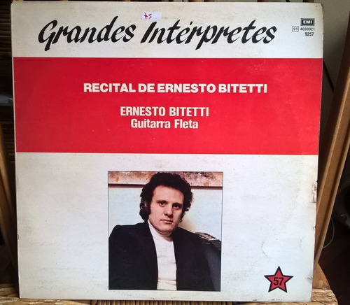 Ernesto Bitetti Recital Guitarra Fleta Lp Argentino / Kktus