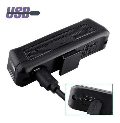 Luz / Destellador Trasera Bici Van Halen Van029 Usb