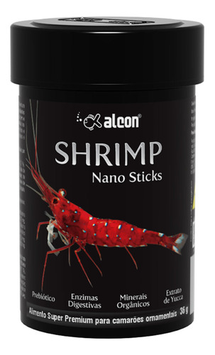 Shrimp Nano Sticks 36g Alimento Para Camarões