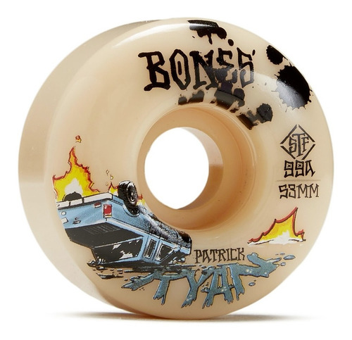 Ruedas Skate Bones 53mm Ryan Crash Stf V4 99a | Laminates