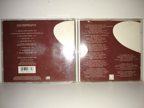 Led Zeppelin Cd Ii 2 Segundo Importado Como Nuevo