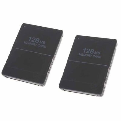 2 X 128mb De Memoria De La Tarjeta - Sony Playstation Ps2 (n