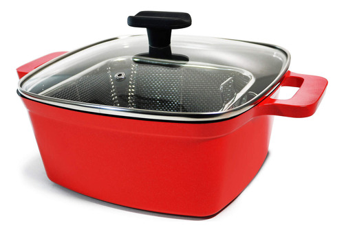 Olla Multicooker Antiadherente Record 1034249011 Rojo N24