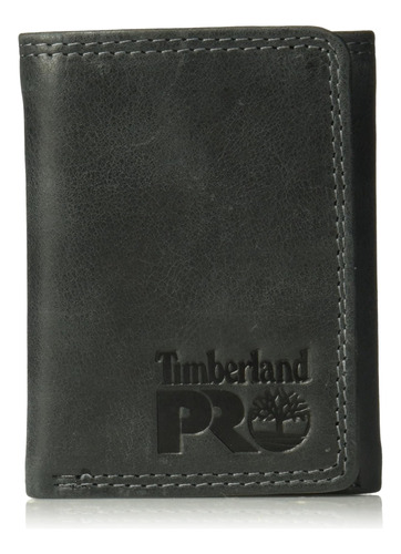 Timberland Pro Cartera Triple Rfid De Cuero Para Hombre Con