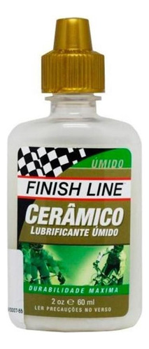 Óleo Lubrificante Finish Line Cerâmico Úmido 60ml Corrente