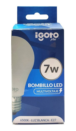 Bombillo Led 7w Igoto 2 Uds