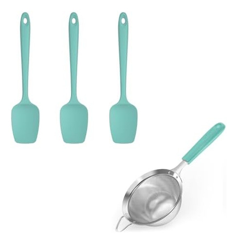 Juego De 3 Espátulas De Cuchara De Silicona Resistentes Al C