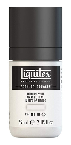 Guache acrílico profissional Liquitex, garrafa de 2 onças, Ti