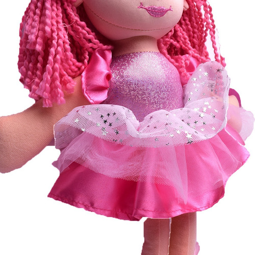 Imagen 5 de 6 de Muñeca De Tela Bailarina 45 Cm