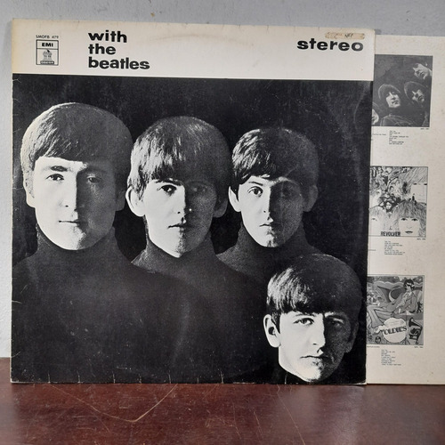 Imagem 1 de 7 de Vinil Lp With The Beatles Com Encarte Bom Estado